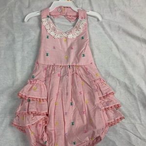 Nannette Baby Pink Bubble 12M